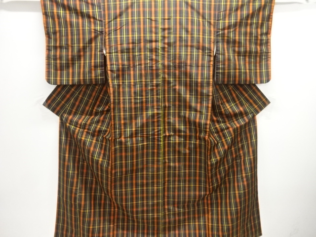 Japanese Kimono / Tsumugi Omeshi Silk